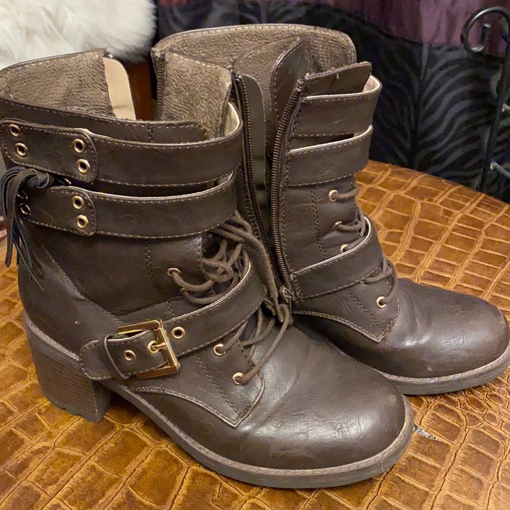 Brown boots